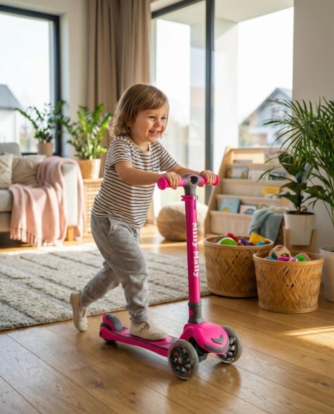 Hulajnoga trójkołowa Scooter Boogie Pink Milly Mally