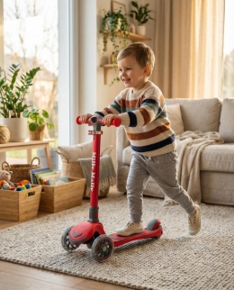 Hulajnoga trójkołowa Scooter Boogie Red Milly Mally