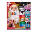 MGA 507581 Rainbow High Watercolor And Create Lalka Do Malowania Z Fioletowymi Oczami