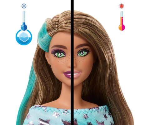 Mattel JFG72 Barbie Party Unboxed Reveal - Zestaw 10 Niespodzianek z Lalką