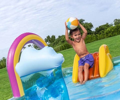 Bestway 53174 Plac zabaw ze zjeżdżalnią Tęcza 1.88m x 1.50m x 89cm