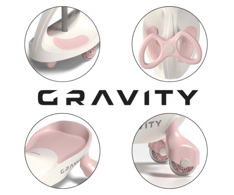 Jeździk Grawitacyjny Gravity Cream Pink Milly Mally