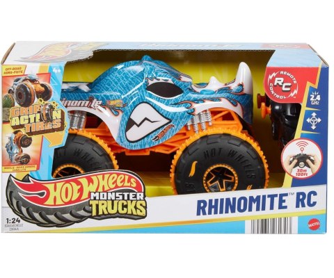 Mattel JBK11 Samochód RC Hot Wheels Monster Truck Rhinomite