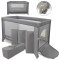 Milly Mally Łóżeczko turystyczne Mirage Grey