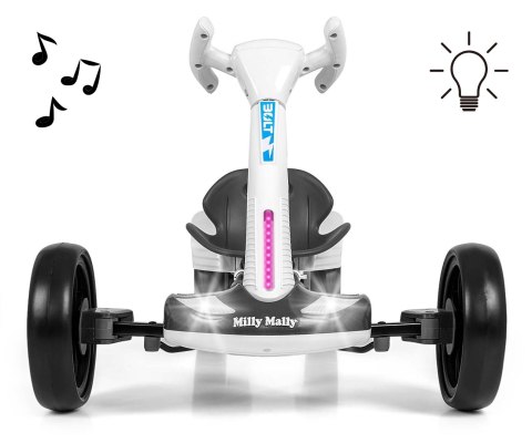 Milly Mally Pojazd na akumulator Gokart Bolt White