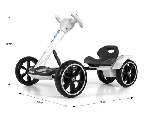 Milly Mally Pojazd na akumulator Gokart Bolt White