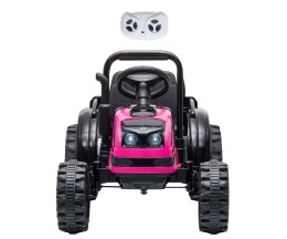 Milly Mally Pojazd na akumulator Traktor z przyczepą Farmer Pink