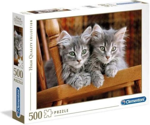 Clementoni 30545 High Quality Puzzle 500 Elementów - Kotki