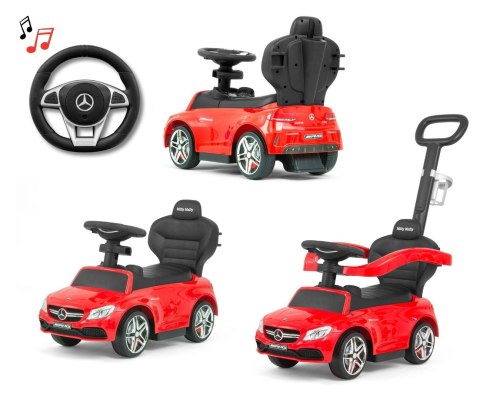 Milly Mally Pojazd z rączką MERCEDES-AMG C63 Coupe Red Milly Mally Milly Mally Pojazd z rączką MERCEDES-AMG C63 Coupe Red Milly Mally