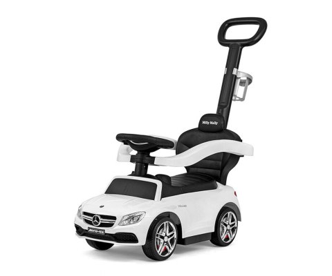 Milly Mally Pojazd z rączką MERCEDES-AMG C63 Coupe White Milly Mally Milly Mally Pojazd z rączką MERCEDES-AMG C63 Coupe White Milly Mally