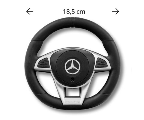 Milly Mally Pojazd z rączką MERCEDES-AMG C63 Coupe White Milly Mally Milly Mally Pojazd z rączką MERCEDES-AMG C63 Coupe White Milly Mally