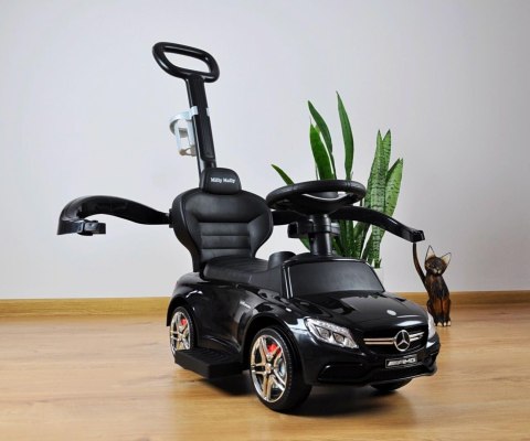 Pojazd z rączką MERCEDES-AMG C63 Coupe Black Milly Mally Pojazd z rączką MERCEDES-AMG C63 Coupe Black Milly Mally