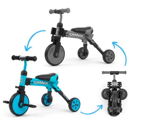 Rowerek 2w1 Grande Blue Milly Mally Rowerek 2w1 Grande Blue Milly Mally