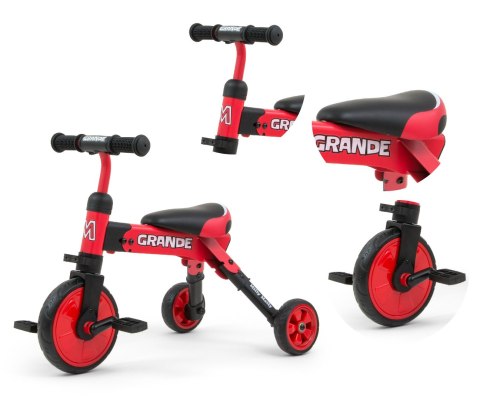 Rowerek 2w1 Grande Red Milly Mally