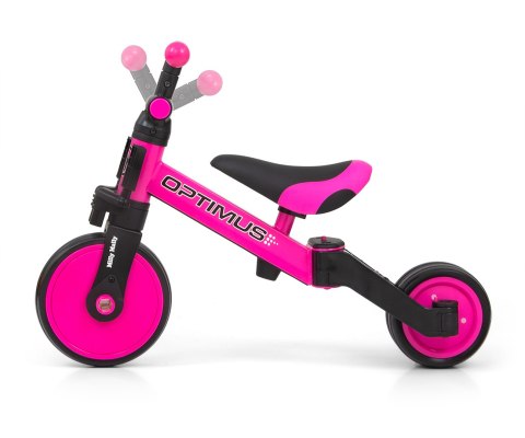 Rowerek 3w1 Optimus Pink Milly Mally Rowerek 3w1 Optimus Pink Milly Mally