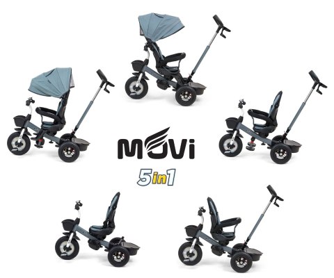 Rowerek Trójkołowy Movi Grey Milly Mally Rowerek Trójkołowy Movi Grey Milly Mally