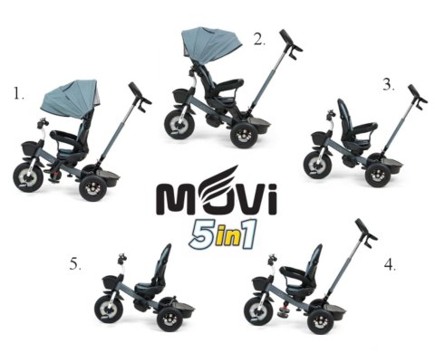 Rowerek Trójkołowy Movi Pink Milly Mally Rowerek Trójkołowy Movi Pink Milly Mally
