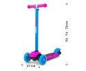 Hulajnoga trójkołowa Scooter Little Star Pink-Blue Milly Mally