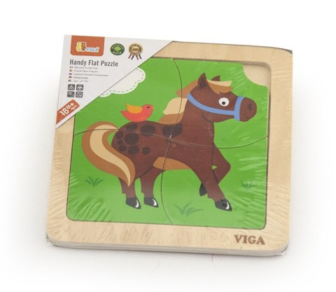 Viga 51312 Puzzle na podkładce - Konik Viga 51312 Puzzle na podkładce - Konik