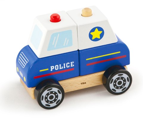 Viga Viga 50201 Klocki Auto Policyjne Viga Viga 50201 Klocki Auto Policyjne