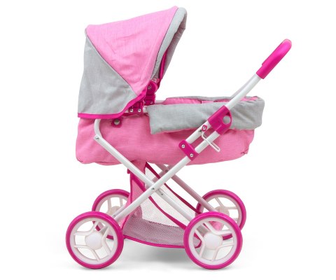Wózek dla lalek Alice Prestige Pink Milly Mally Wózek dla lalek Alice Prestige Pink Milly Mally