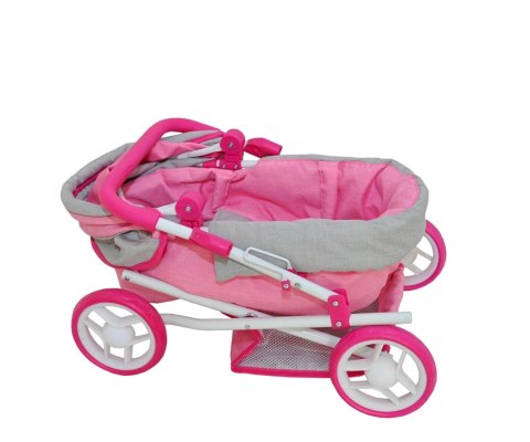 Wózek dla lalek Alice Prestige Pink Milly Mally Wózek dla lalek Alice Prestige Pink Milly Mally
