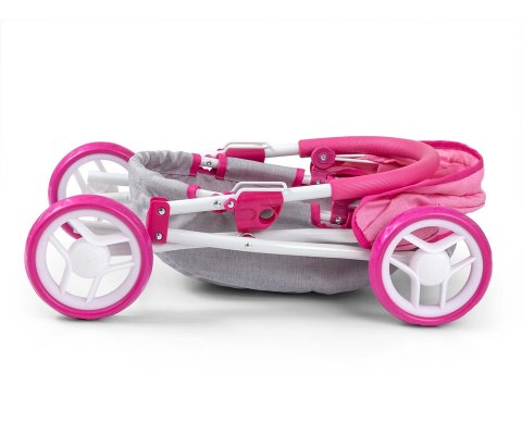 Wózek dla lalek Dori Prestige Pink Milly Mally Wózek dla lalek Dori Prestige Pink Milly Mally