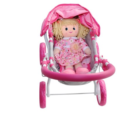 Wózek dla lalek Dori Prestige Pink Milly Mally Wózek dla lalek Dori Prestige Pink Milly Mally