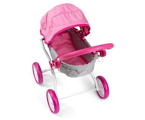 Wózek dla lalek Dori Prestige Pink Milly Mally Wózek dla lalek Dori Prestige Pink Milly Mally