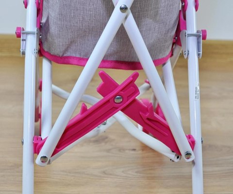 Wózek dla lalek Julia Prestige Pink Milly Mally Wózek dla lalek Julia Prestige Pink Milly Mally