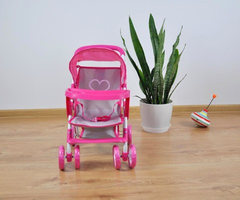 Wózek dla lalek Kate Prestige Pink Milly Mally Wózek dla lalek Kate Prestige Pink Milly Mally