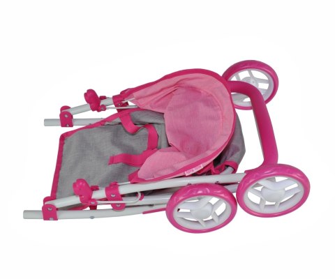 Wózek dla lalek Natalie Prestige Pink Milly Mally Wózek dla lalek Natalie Prestige Pink Milly Mally