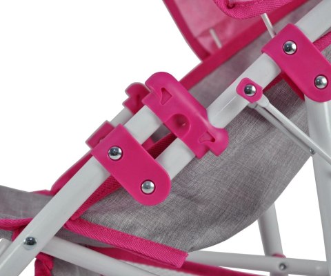 Wózek dla lalek Natalie Prestige Pink Milly Mally Wózek dla lalek Natalie Prestige Pink Milly Mally