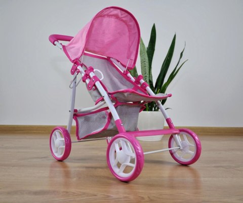 Wózek dla lalek Natalie Prestige Pink Milly Mally Wózek dla lalek Natalie Prestige Pink Milly Mally