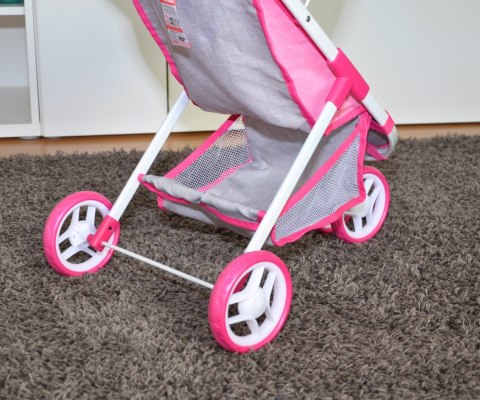 Wózek dla lalek Susie Prestige Pink Milly Mally Wózek dla lalek Susie Prestige Pink Milly Mally