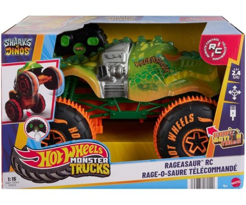 Mattel JBH03 Hot Wheels Zdalnie Sterowany Monster Truck Rageasaur