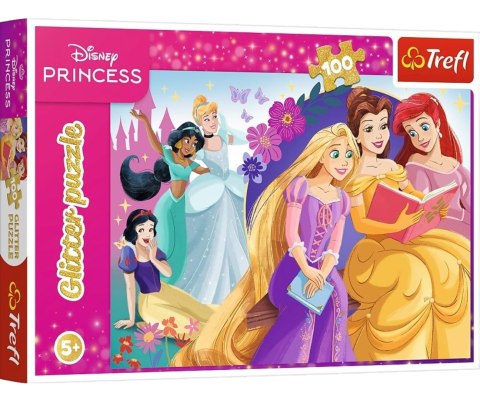 Trefl 14834 Puzzle Glitter Blask magii przyjaźni 100 elementów