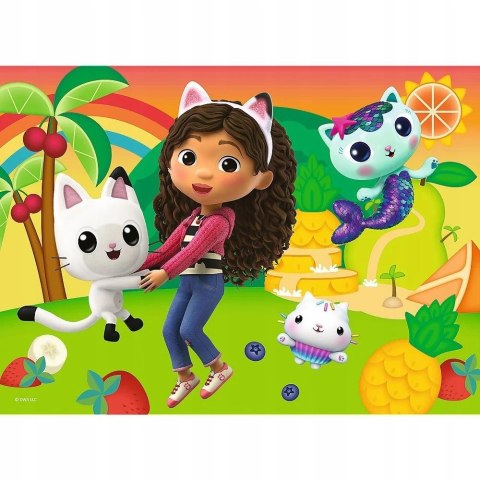 Trefl 21158 Puzzle miniMAXI Kolorowy dzień Gabby 20 elementów