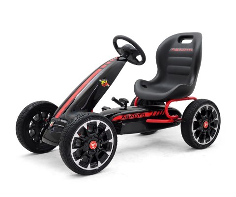 Gokart na pedały Abarth Black Milly Mally Gokart na pedały Abarth Black Milly Mally