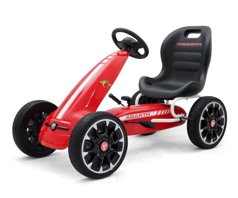 Gokart na pedały Abarth Red Milly Mally Gokart na pedały Abarth Red Milly Mally