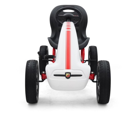 Gokart na pedały Abarth White Milly Mally Gokart na pedały Abarth White Milly Mally