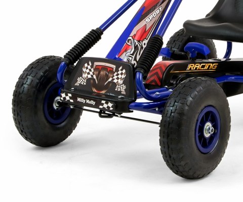 Gokart na pedały Thor Blue Milly Mally Gokart na pedały Thor Blue Milly Mally