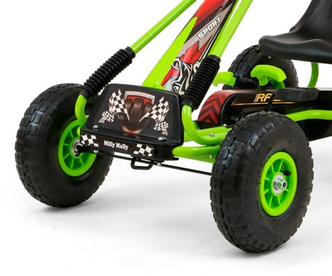 Gokart na pedały Thor Green Milly Mally Gokart na pedały Thor Green Milly Mally