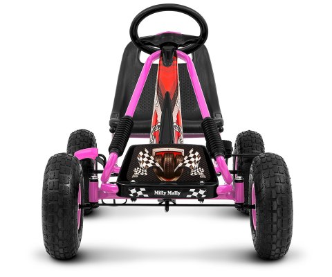 Gokart na pedały Thor Pink Milly Mally Gokart na pedały Thor Pink Milly Mally
