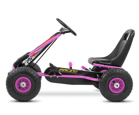 Gokart na pedały Thor Pink Milly Mally Gokart na pedały Thor Pink Milly Mally