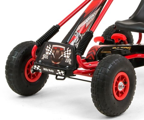 Gokart na pedały Thor Red Milly Mally Gokart na pedały Thor Red Milly Mally