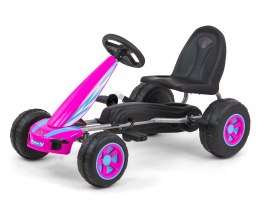 Gokart na pedały Viper Pink Milly Mally