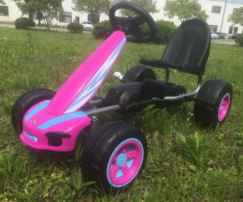 Gokart na pedały Viper Pink Milly Mally Gokart na pedały Viper Pink Milly Mally