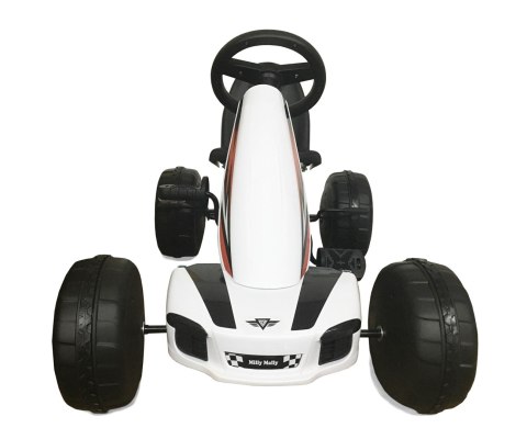 Gokart na pedały Viper White Milly Mally Gokart na pedały Viper White Milly Mally