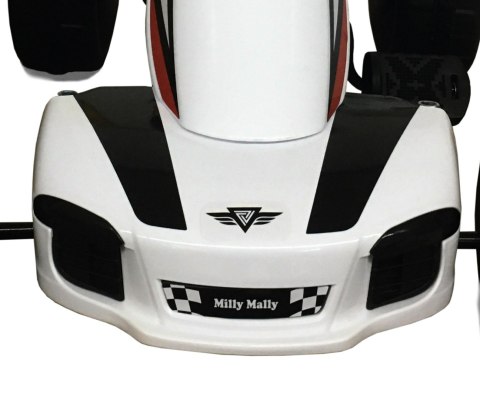 Gokart na pedały Viper White Milly Mally Gokart na pedały Viper White Milly Mally